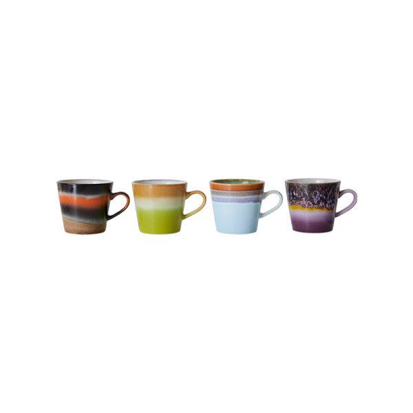 70s Ceramics cappuccino mugs – cappuccino mok – solid - Afbeelding 3