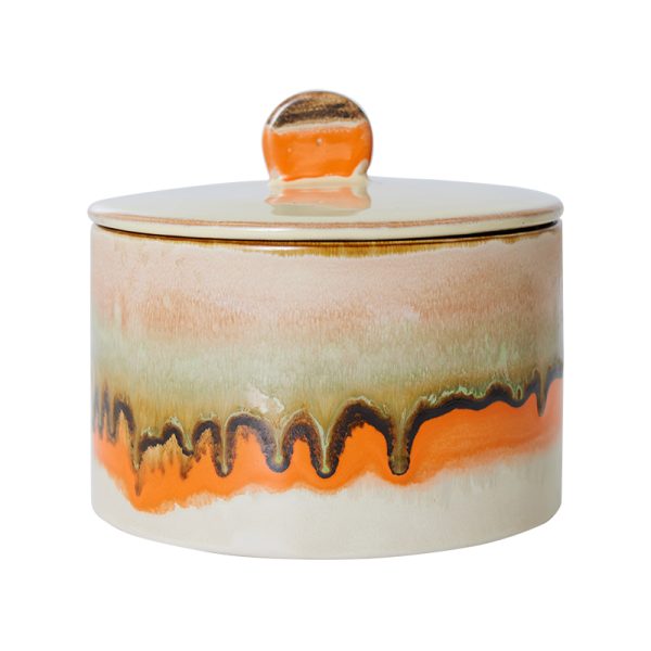 70s ceramics cookie jar - voorraadpot - burst - Afbeelding 2