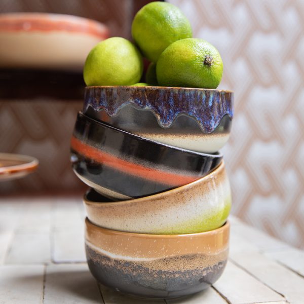70s ceramics dessert bowls - dessert kom – humus