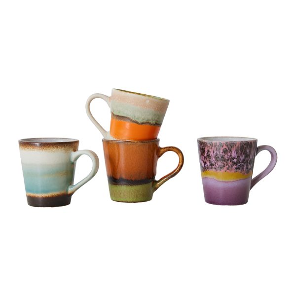 70s Ceramics espresso mugs - espresso mok - retro - Afbeelding 2