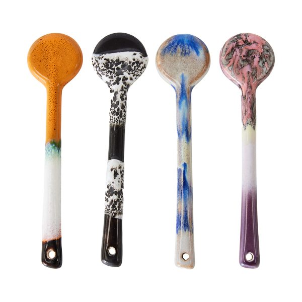 70s ceramics spoons M - lepel - force - Afbeelding 2