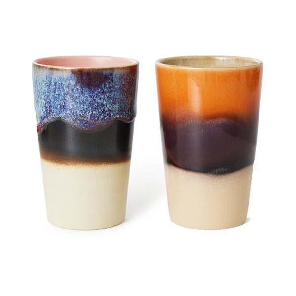 70s ceramics tea mugs - theebeker - dusk - Afbeelding 3