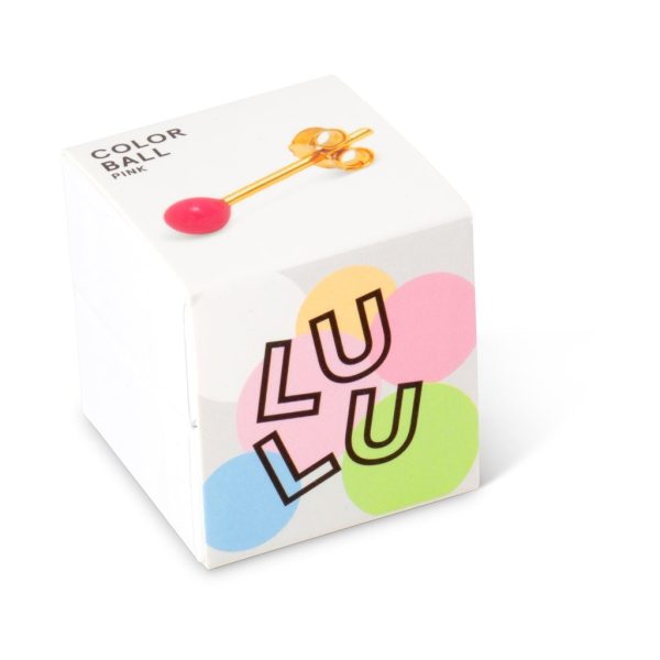 Color ball - oorbel - pink - Afbeelding 4