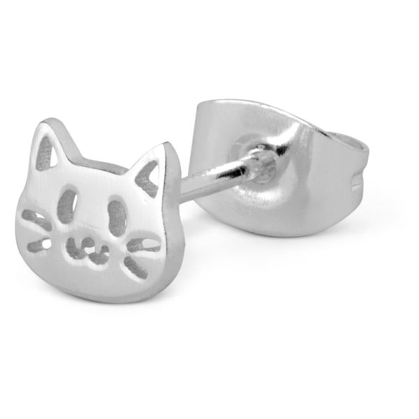Kitty - oorbel - silver - Afbeelding 3