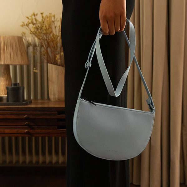 Farou half moon bag - handtas - blue sky