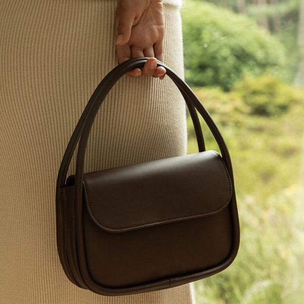 Masaki handbag small - handtas - dark wood