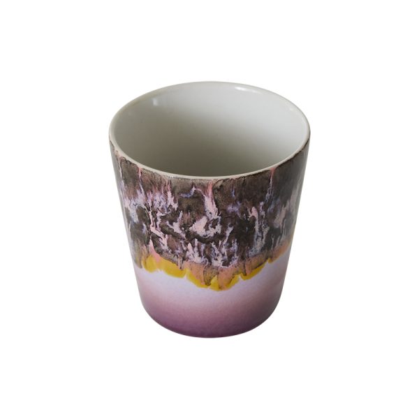 70s ceramics coffee mug – beker – blast - Afbeelding 2