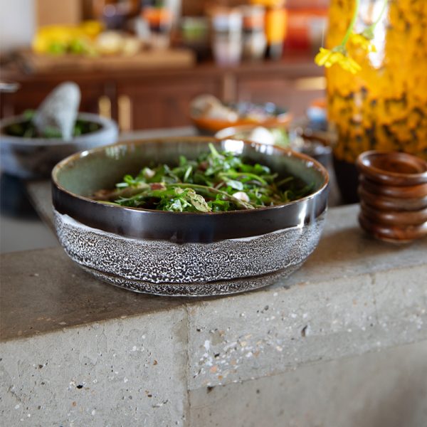 70s ceramics salad bowl – slakom – rock on
