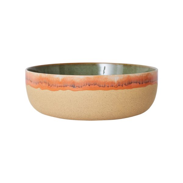70s ceramics salad bowl - slakom - shore