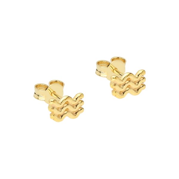 Wave studs - oorbellen