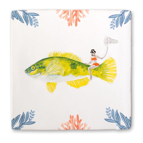 Collecting treasures 10x10cm - tegel - Afbeelding 3