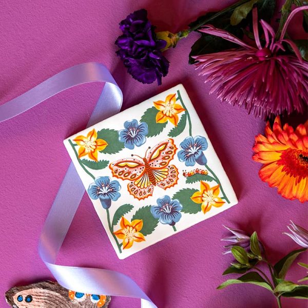 Embrace change 10x10cm - tegel - Afbeelding 2