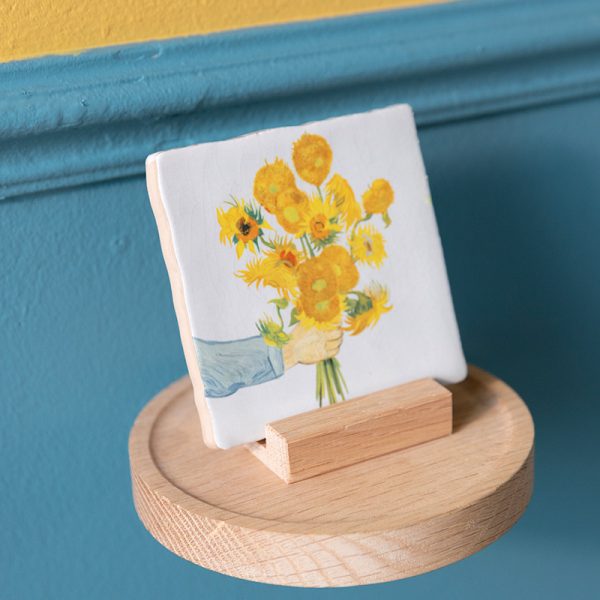 Sunflowers from me to you 10x10cm - tegel - Afbeelding 3