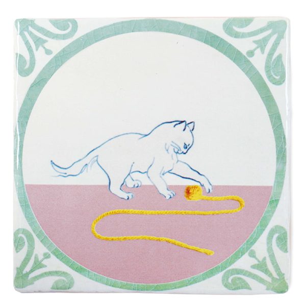 The life of a cat 10x10cm - tegel - Afbeelding 2