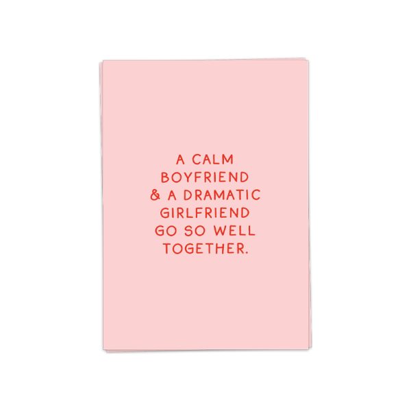 Calm boyfriend - wenskaart