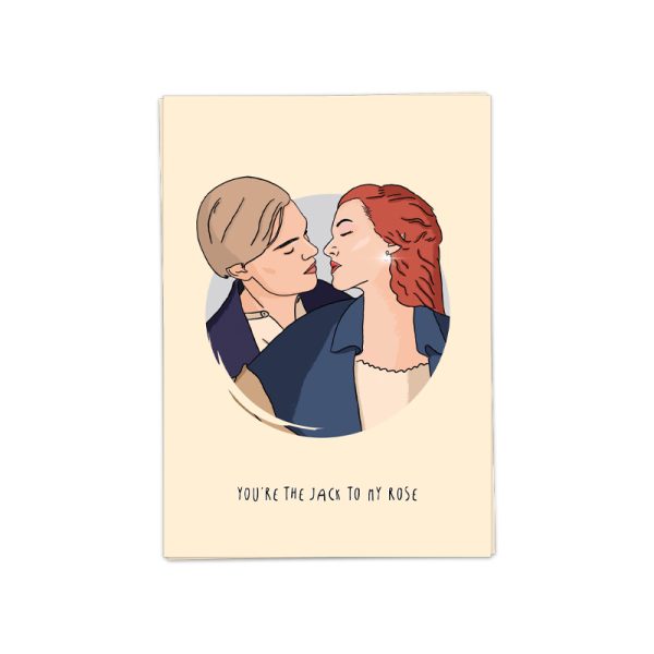 Jack to my Rose - wenskaart