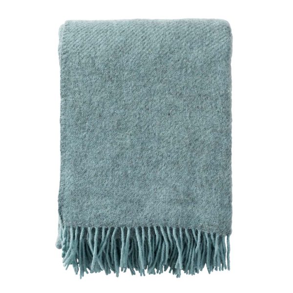 Gotland - plaid - turquoise