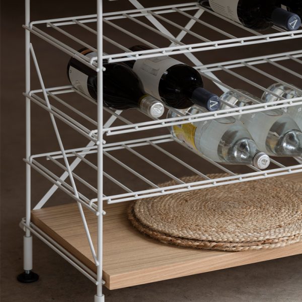 Tria shelving system kitchen – wandkast – white/oak - Afbeelding 3