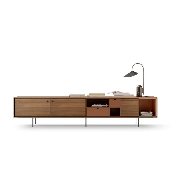 Aura – dressoir – walnut/indian/stone - Afbeelding 2