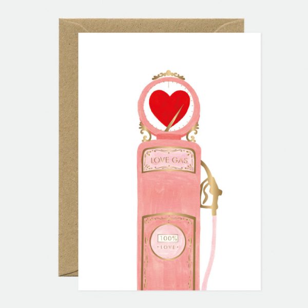 Love gas - wenskaart