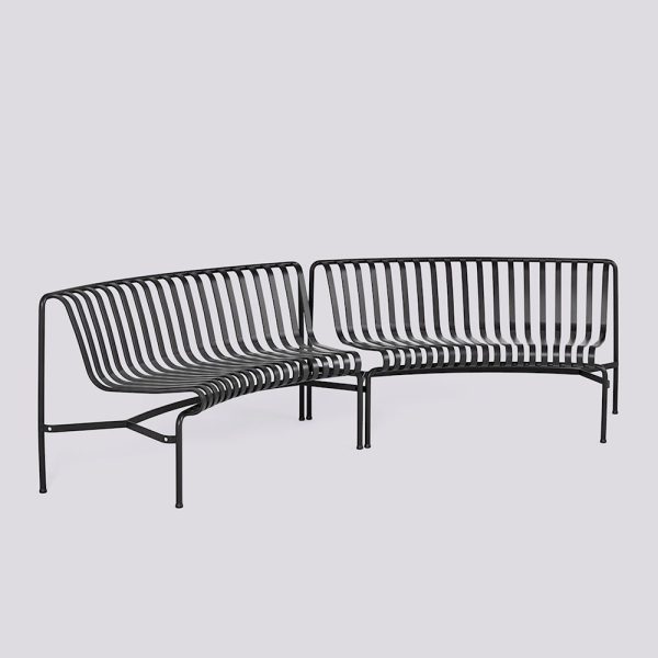 Palissade park dining bench in/in starter set of 2 – tuinbank - Afbeelding 6