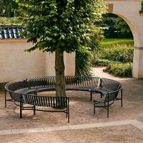 Palissade park dining bench in/in starter set of 2 – tuinbank - Afbeelding 2