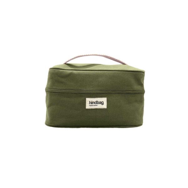 Gaspard – toilettas – olive - Afbeelding 3