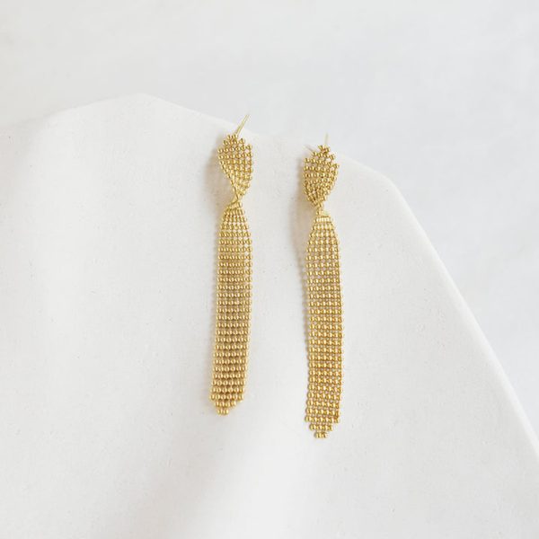 Boucles d'oreilles deia twist - oorbellen - doré - Afbeelding 3