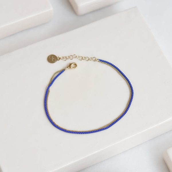 Bracelet sunny - armband - bleu électrique