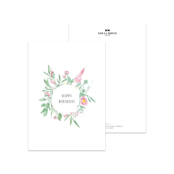 Flower wrath - postkaart