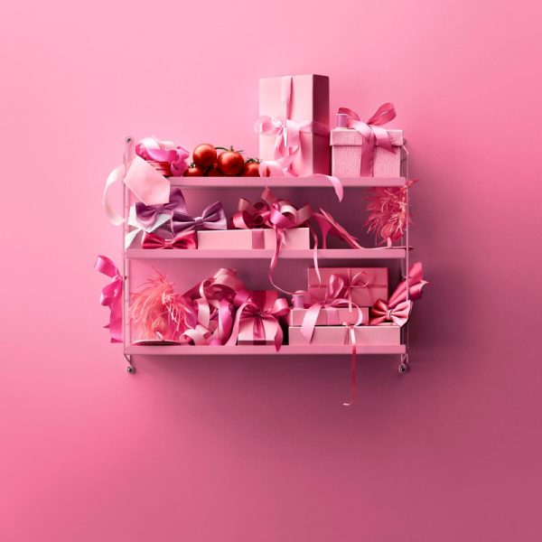 Pocket metal - wandkast - fuchsia