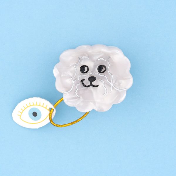 Bichon - mini haarspeld - Afbeelding 2