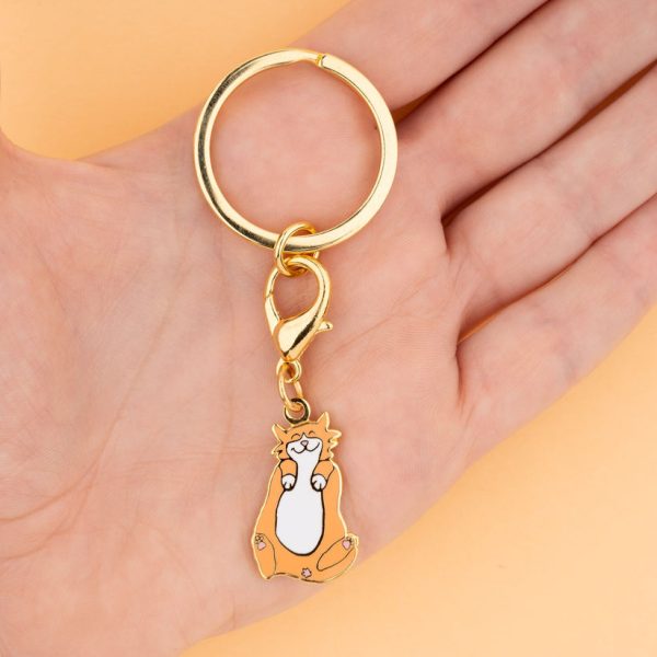 Ginger cat - sleutelhanger