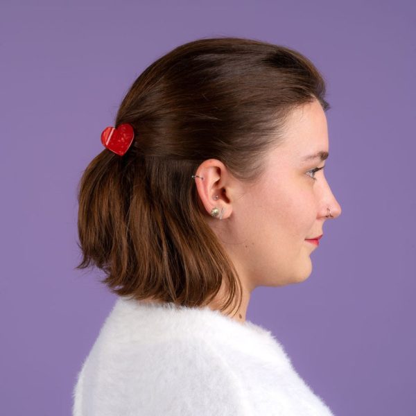 Heart - mini haarspeld - Afbeelding 3