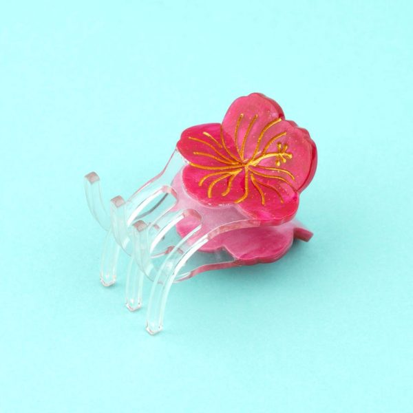 Hibiscus - mini haarspeld