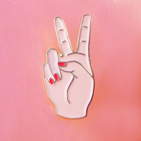 Peace out - pin - Afbeelding 2