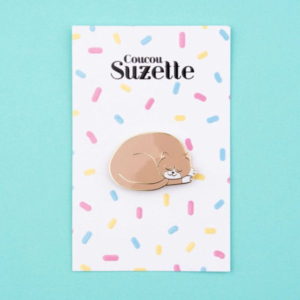Sleeping cat - pin
