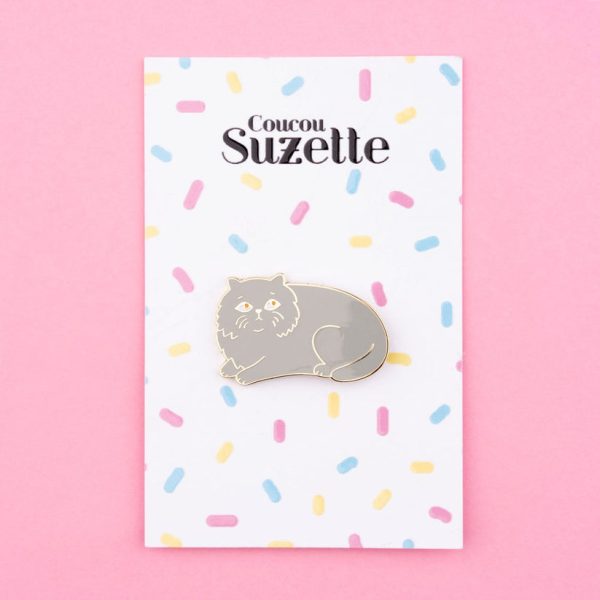 Suzette cat - pin