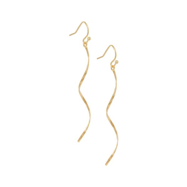 Oorbellen wave small - oorbellen - Afbeelding 2