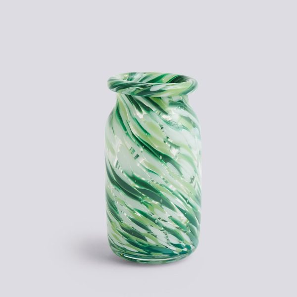 Splash vase roll neck small - vaas - green - Afbeelding 3