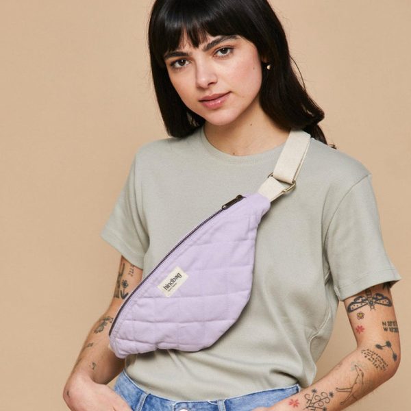 Olivia quilted – heuptas – lilac - Afbeelding 2