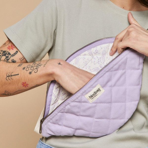 Olivia quilted – heuptas – lilac - Afbeelding 3