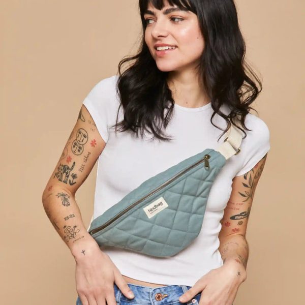 Olivia quilted – heuptas – sauge