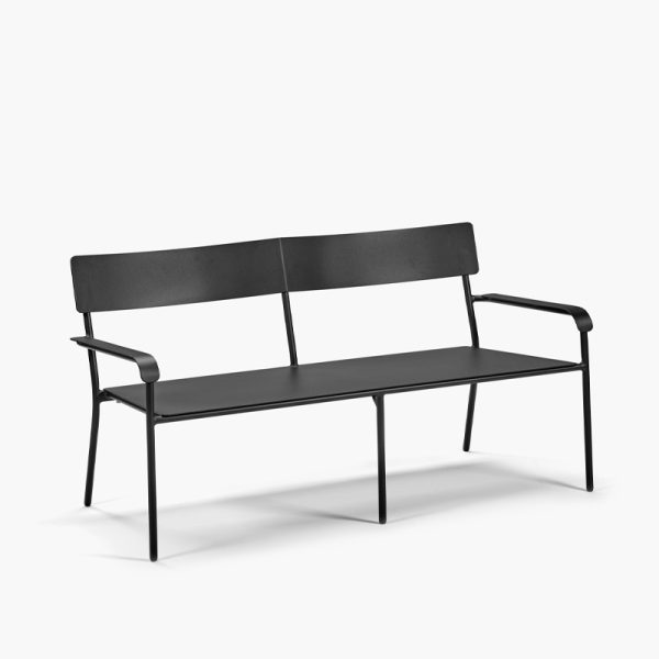 August two seater aluminium - tuinbank - Afbeelding 3