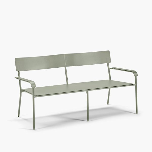 August two seater aluminium - tuinbank - Afbeelding 4