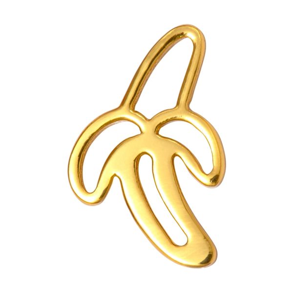 Banana - oorbel - gold - Afbeelding 3
