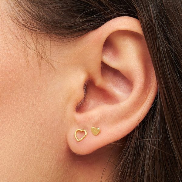 Family love - oorbellen - brushed gold