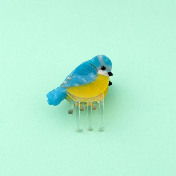 Blue titi - mini haarspeld - Afbeelding 2