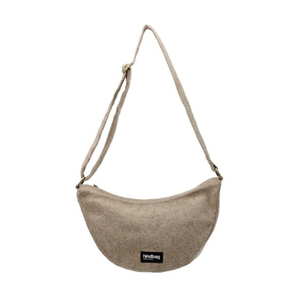 Andrea - handtas - beige wool - Afbeelding 2