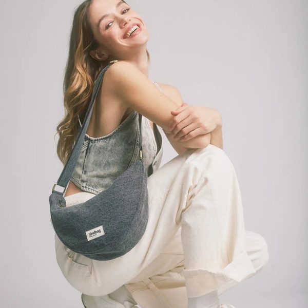 Andrea - handtas - denim gray